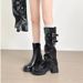 Women's Shoes Two Way Sexy High Heeled Boots, Detachable High Top Riding Boots, Slimming, Above The Knee Boots For Women._vogvips.com