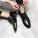 Autumn Winter Business Formal Men's Work Round Toe Casual Soft Sole Groom Wedding British Style Leather Shoes_vogvips.com