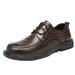Japanese Soft Sole Business Genuine Leather Formal Men's Pointed Toe Lace-up Wedding Three-joint Oxford Shoes British_vogvips.com