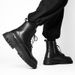 European Warm Series Autumn Martin Black High-top Trendy British Style Motorcycle Workwear Boots Height-increasing Mid-top Leather_vogvips.com