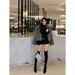 Over The Knee High Heel Boots Suede Pointed Toe Pull On Stretch Slim Fit Tall Boots With Platform Suede Pointed Toe Slip On High Top Stiletto_vogvips.com