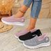 Breathable Womens Slip On Sneakers Soft Sole Comfortable Lightweight Casual Shoes For Everyday Walking Low Top_vogvips.com