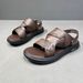 Men's Made Of Genuine Leather Summer Cowhide Beach Shoes, 2025 New Model, Driving External Wear, With Anti Slip_vogvips.com