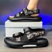 Sandals For Men Summer Wear Non-slip Wear-resistant Dual-use Driving Casual Sandals For Men Student Beach Shoes_vogvips.com
