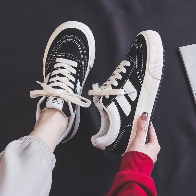 Trendy Korean-style Canvas Shoes For Women, 2026 Spring New Model, Student Running Casual Shoes, Sneakers, Popular_vogvips.com