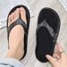 Women's Classy Printed Men's And Women's Couple Large Size Eva High Elastic Thick-Soled Lightweight Flip-Flops Outdoor Beach Slippers_vogvips.com