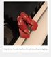 Grape Mom's Style Square Toe Flip Flop Sandals Women's Stylish Summer Suede PU Brown Rubber Sole Shoes_vogvips.com