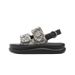 2024 Summer New Chinese Sandals Women Wear Thick Soled Buckle Roman Sandals Hipster Women_vogvips.com