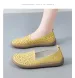 Leather Casual Soft Sole Hollow Breathable Doudou Shoes Driving Shoes Flat Shoes Comfortable And Light, Free Pinch Music One_vogvips.com