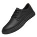 Men's Shoes Hand-scratched Two-layer Cowhide Comfortable And Breathable Invisible Inner Height-increasing Sports Shoes Board Shoes_vogvips.com
