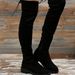 Large Size Winter Shoes With Plush Insulation Cotton Over The Knee Casual Snow Boots, Women's Long Boots 43_vogvips.com