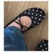 In-stock Sheepskin Version~.2024 Spring New Vintage Round-toe Slip-on Loafers With Elegant Rhinestones And Flat Soles_vogvips.com