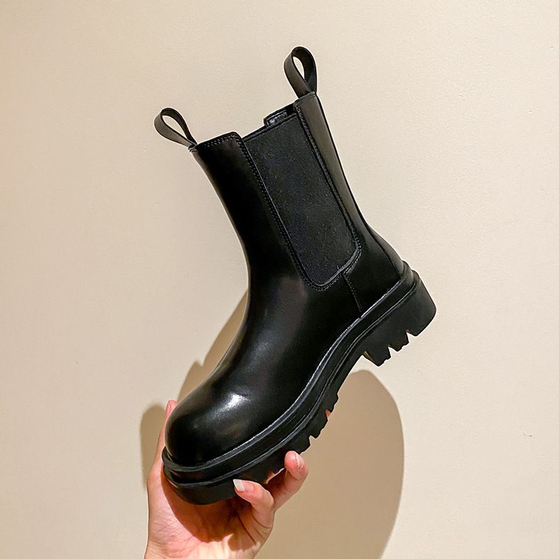 2021 New Thick-Soled Thin Ankle Summer Tube British Style BV Martin Boots For Women In Large Sizes_vogvips.com