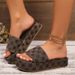 Large Size Women's Slippers round Head Small Plum Blossom Print Lightweight Comfortable Womens Slippers for Casual Wear_vogvips.com
