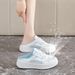 Summer Breathable Half-drag Little White Shoes Trend Board Women's Shoes_vogvips.com