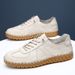 Soft Genuine Leather Cowhide Casual Spring Autumn Summer Comfortable Dad Cow Muscle Sole Men's Shoes_vogvips.com