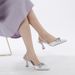 Women’s Shoes Pointed Toe Stiletto Heel High Heels Rhinestone Bow Autumn Elegant Single Shoes Closed Toe Sandals_vogvips.com