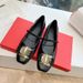 2026 Ballet Square Toe French Style One Strap Flat Granny Mary Jane Single Shoes Metal Decoration_vogvips.com
