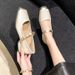 Thick Heels French Style Fragrant Mary Jane Single Women's Spring And Autumn 2024 New Black Evening Boat Shoes_vogvips.com