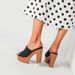 Women's Platform Sandals - Chunky Heel Foam Sole Slides With Wide Width Options, Summer Comfort Shoes_vogvips.com
