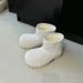 Korean Thick Soled Snow Boots For Women, 2025 Autumn And Winter Rubber Round Head Sleeve Suede Fashion Boots, Versatile_vogvips.com