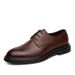 Suitable For All Seasons Leather New Korean Style British Large Size Trendy Business Formal Brogue Casual Nightclub Thick Sole Men's Shoes_vogvips.com