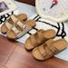 Women's New Thick-soled Slippers For Spring And Autumn, Lazy Home Half-slippers, French Sweet And Fashionable Outdoor Cork_vogvips.com