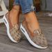Large Size Single Shoes Women's New Metal Buckle A Slip-on Women's Shoes_vogvips.com