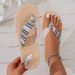 Women's Fashion Trend Ethnic Graffiti Anti-slip Wear-resistant Soft Sole Anti-linen Flip-flops_vogvips.com