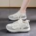 New Breathable Sports And Leisure Women's Shoes Network Fashion Sports Shoes Versatile White Shoes_vogvips.com