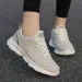 Fall Brand Women's Sport Sneakers Leather Surface Waterproof Lightweight Running Black Soft Bottom Casual Anti Slip_vogvips.com