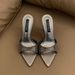 2026 Summer New Elegant Pointed Toe Open-Toe Thin Heel Slip-On Sandals Women, Luxurious And Sexy Rhinestone High Heels_vogvips.com