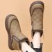 35-43 Large Size Women' Wide Foot Warm Snow New Winter Fleece Lined Thickened Short Boot Non-Slip High Top Cotton_vogvips.com