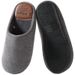 Chenille Velvet Men's Slippers, Men's Couple Home Use, Indoor Half Bag With Floor, Confinement Shoes, Silent And Non Slip Cotton Slippers_vogvips.com