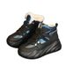 High-top Snow For Women 2024 Winter Sheepskin Boots Warm Northeast Large Cotton Shoes Wedge Heel Cold-proof_vogvips.com