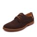 Suitable For All Seasons Autumn New Casual Suede Leather Lace-up Trendy Large Size Men's Single Shoes_vogvips.com