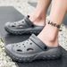 Men's Slippers New Summer Sandals Wear A Pair Of Slippers One Soft Soled Beach Shoes_vogvips.com