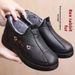 Winter New Cotton Shoes For Women, Middle-aged And Elderly Mom Slip-on Women's Shoes, Fleece-lined, Thickened,_vogvips.com
