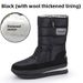 Winter New Thickened Fleece-Lined Warm Mid-Calf Boots For Women Comfortable Lightweight Trendy Snow Fashionable Women's_vogvips.com