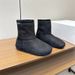 2025 Autumn And Winter New Star Style Round Toe Combat Thick Soled Snow Boots, Warm Cotton Boots_vogvips.com