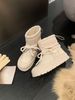 Genuine Leather Thick-Soled Lace-Up Warm Snow Boots For Women 2025 Autumn Winter Fashion Non-Slip Thickened Cotton Shoes_vogvips.com