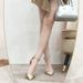 Spicy Girl Black Pointed High Heels, Sexy And Niche Single Shoes, Women's Metal French Buckle Sandals_vogvips.com