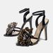 Cross-Border European And American Style Women's Round Toe Three-Dimensional Flower One-Strap Stiletto Heel Sandals_vogvips.com