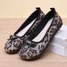 Fleece-Lined Women's Flats Autumn Winter Shallow Mouth 2025 Season New Bowknot Loafers Style Soft Sole Ballet_vogvips.com