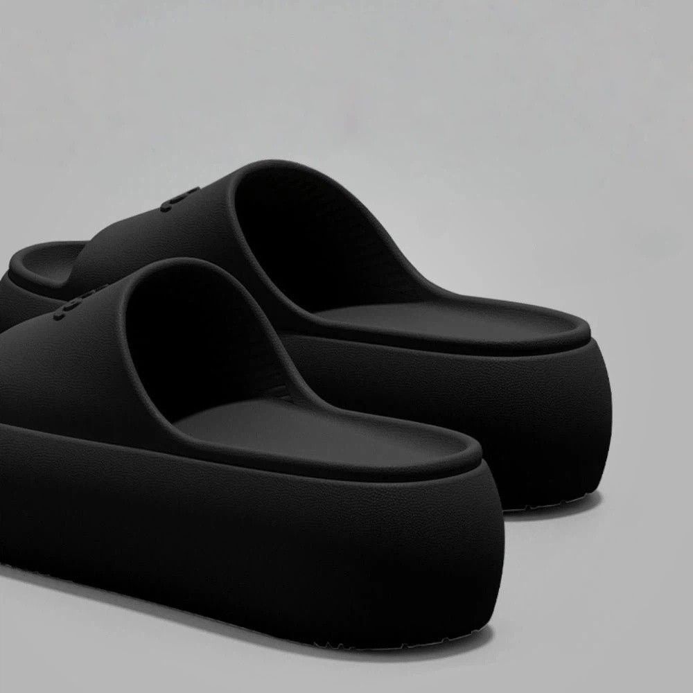 New Hot Non-slip Thick Sole Summer Style Comfort Home Height Increasing Bathroom Slippers Women Beach Wear_vogvips.com