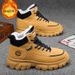 Men's Winter Fleece-Lined High-Top Martin Boots, Men's Work Shoes, Korean Style Versatile Thick-Soled, Extra Thick Warm_vogvips.com