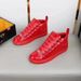 Men's Trendy Brand Genuine Leather Casual European High-End Sports Board Shoes, Fashionable Men's Bread Shoes_vogvips.com