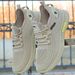 Slip-on White Sneakers For Men, New Summer Model, Breathable Mesh Sports Lightweight Running Shoes, Cross-border_vogvips.com