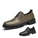 Leather Men's Shoes Pattern Shoes Men's Tide Low-top Style Soft-soled Casual Tooling Shoes Men_vogvips.com