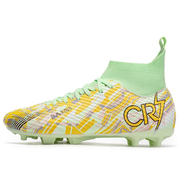 New High-Top Football Outdoor Sports Men And Women Students Long Broken Spike Professional Competition Training Shoes_vogvips.com